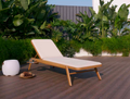 Sun Lounger With Side Tray